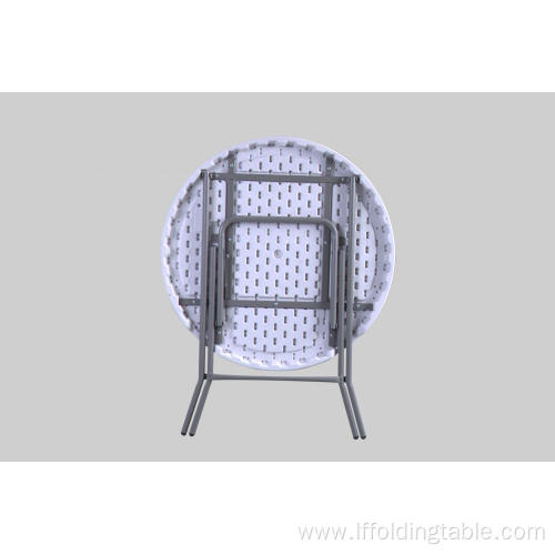 small round folding table